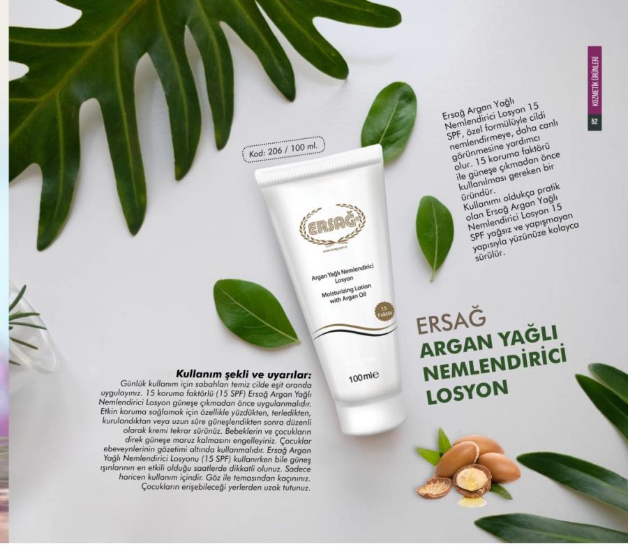 argan yaglı nemlendirici losyon