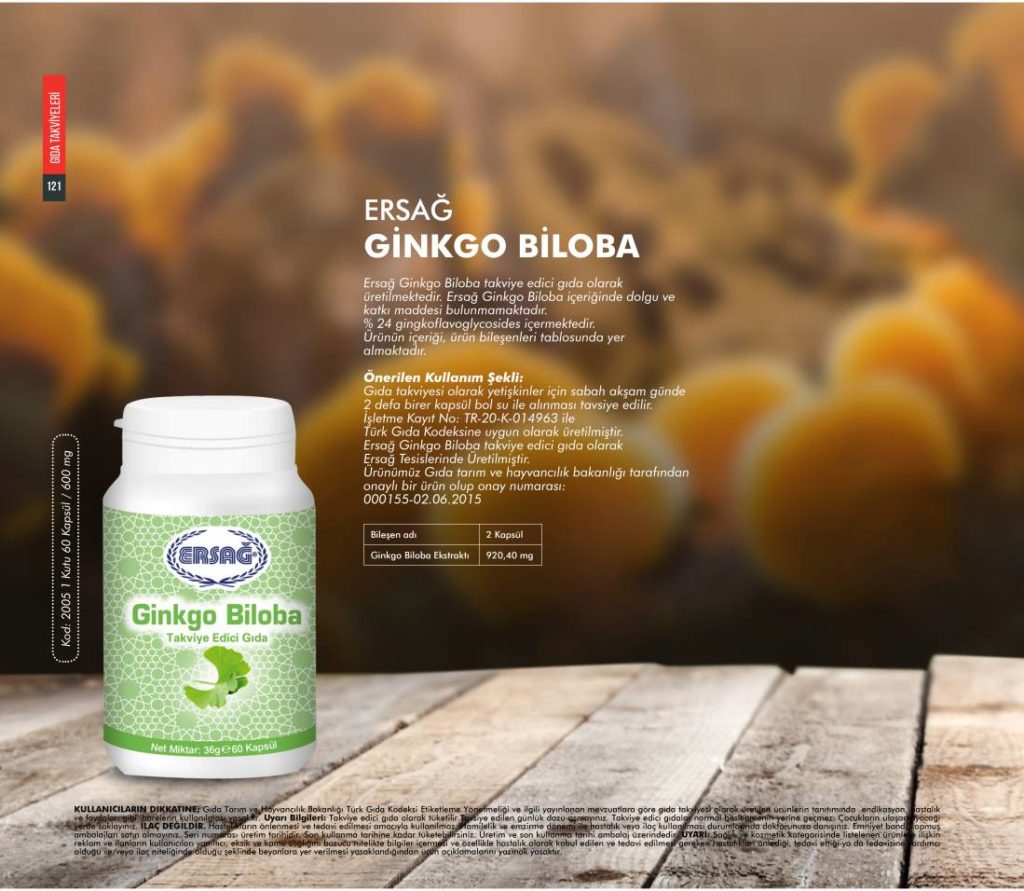 Ersağ Ginkgo Biloba