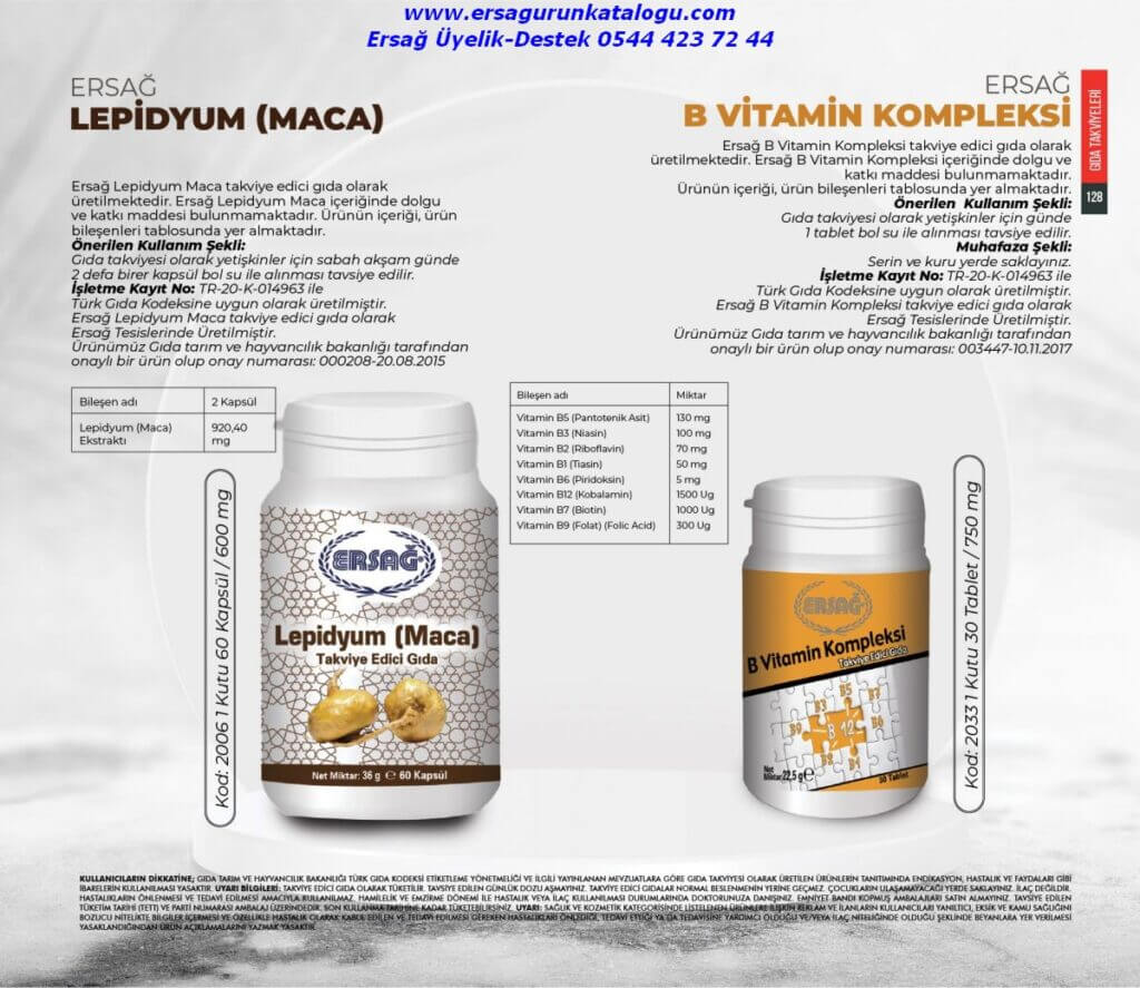 Ersağ Lepidyum / B Vitamini