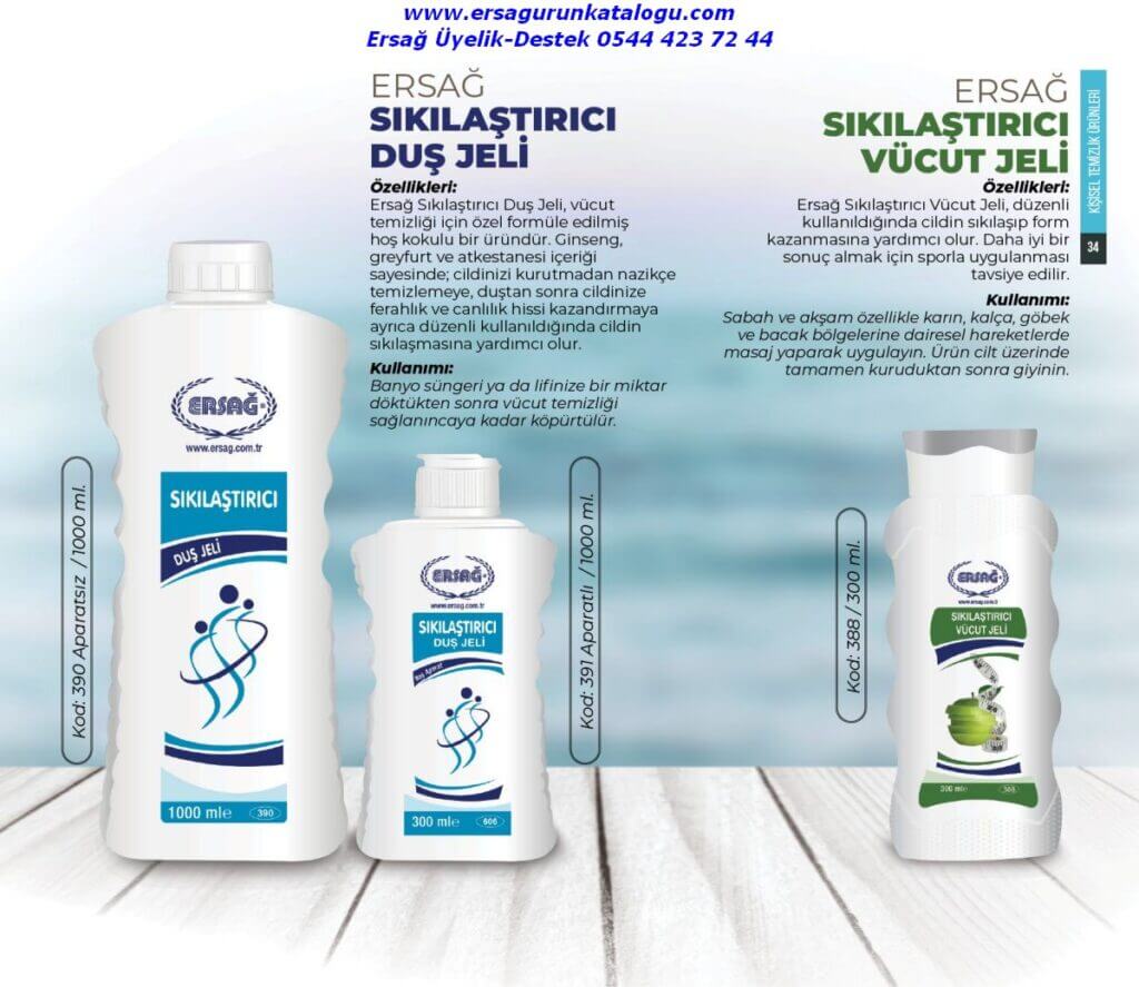 Ersağ Forma Sokucu DUŞ Jeli / VÜCUT Jeli / Anti Selülit Losyonu 🔎 Hızlı Bakış