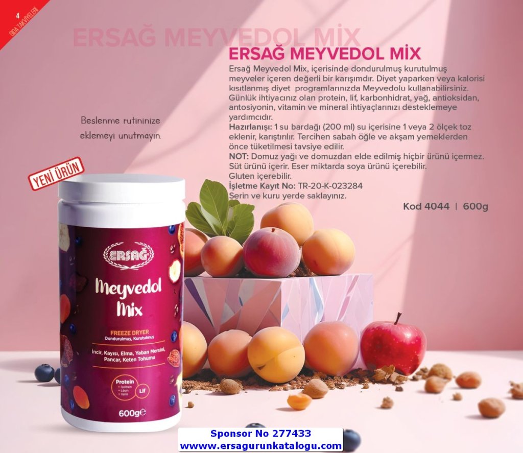 Ersağ Meyvedol Mix